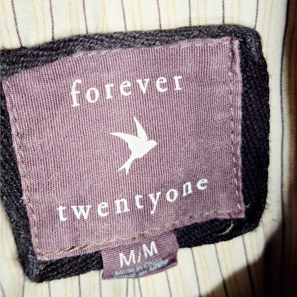 Y2K Hooded Utility Jacket Bella Swan Twilight Forever21 Medium Cargo Grunge - Picture 4 of 10